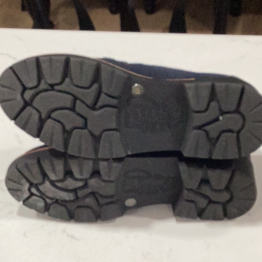 Navy blue suede shoes - Picture 5 of 6
